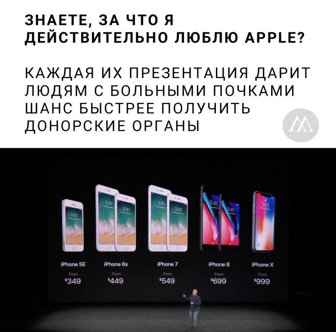 Итоги презентации iphone 8/8 plus и iphone x