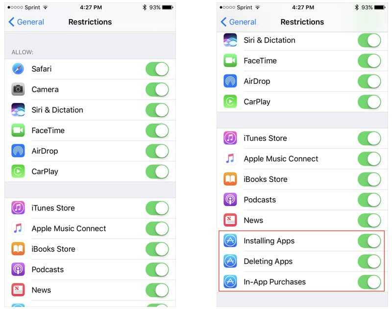 Как настроить родительский контроль на iphone ребенка