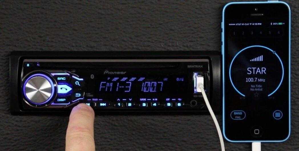 Как подключить iphone к автомагнитоле