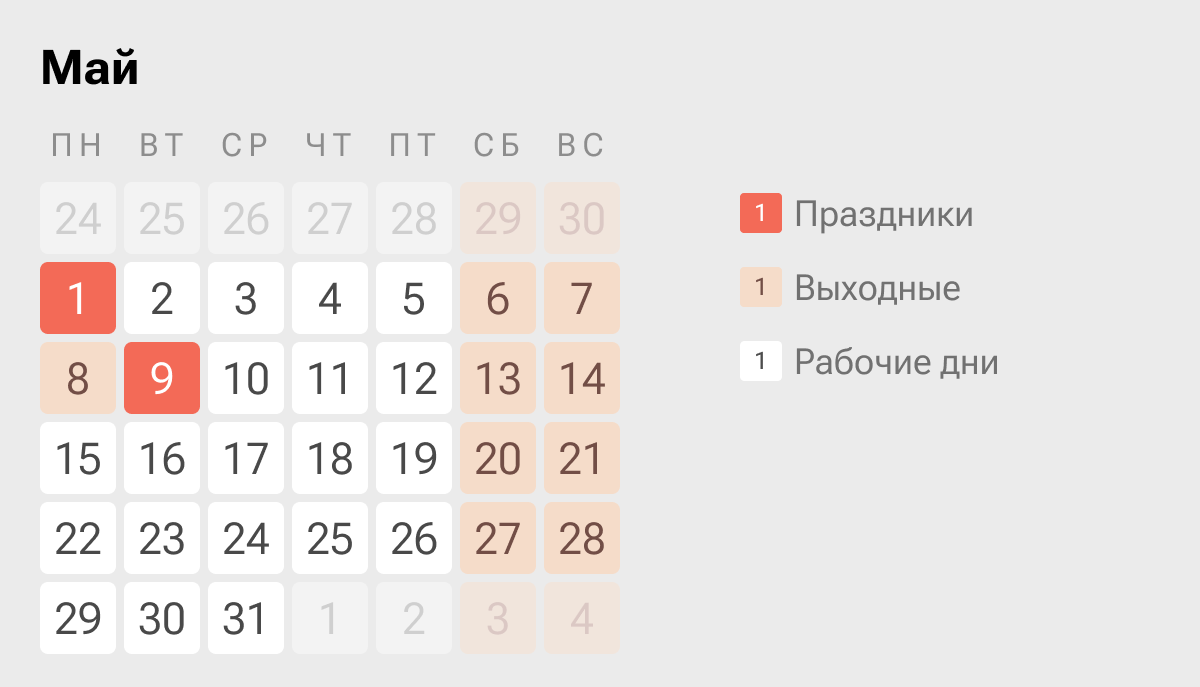 13 мая — традиция