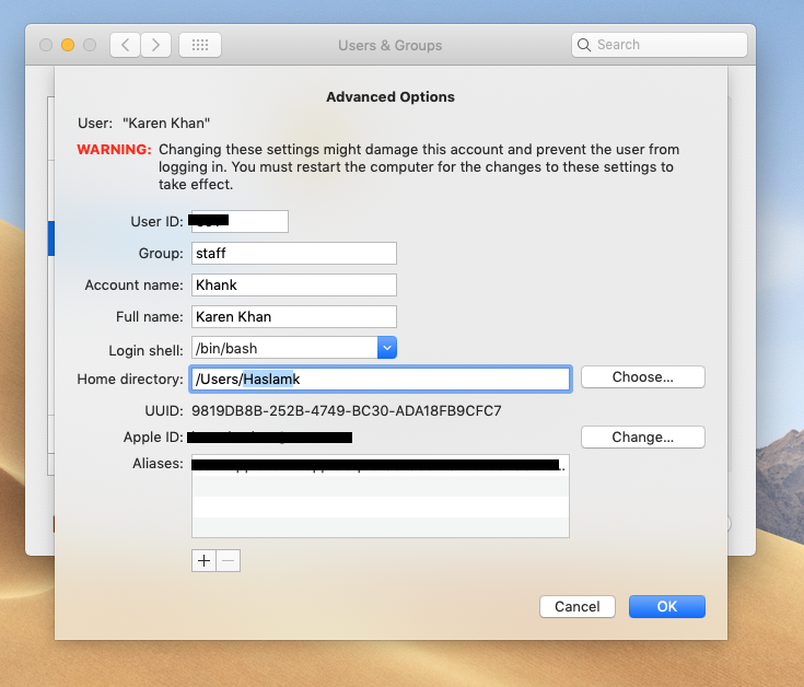 How to change mac username & home folder name | macworld