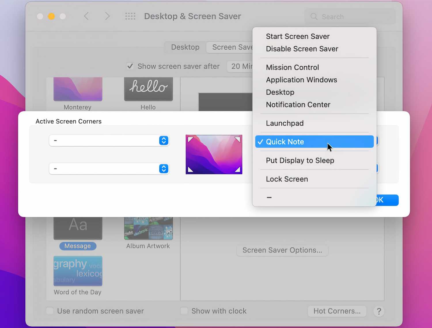 Как отключить активные углы на mac os и улучшить удобство работы