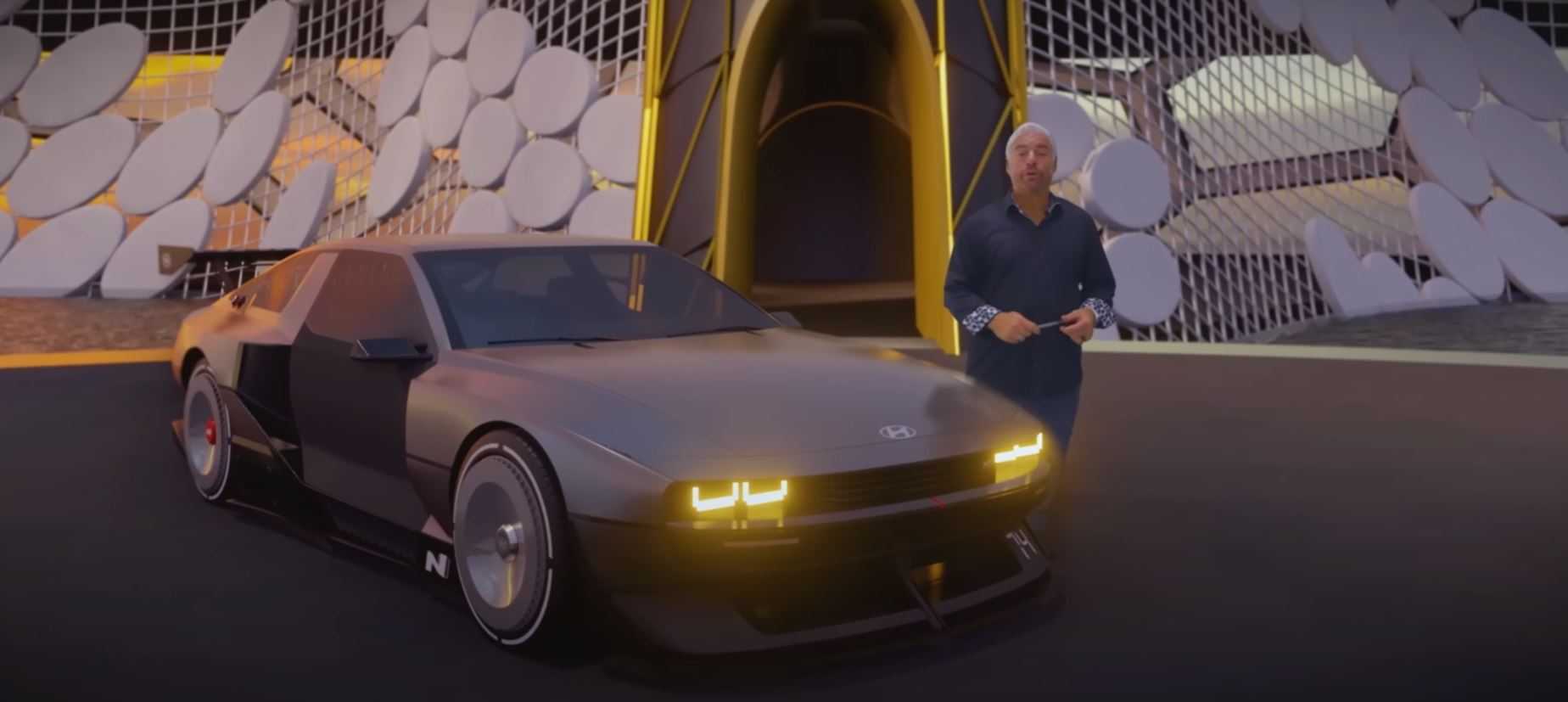 Представлен водородный гибридный ретро-концепт hyundai n vision 74
