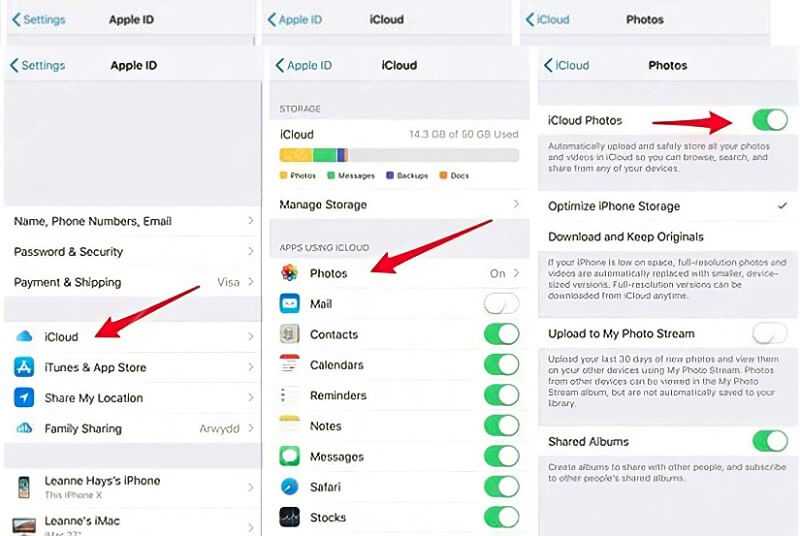 Как пользоваться icloud на iphone