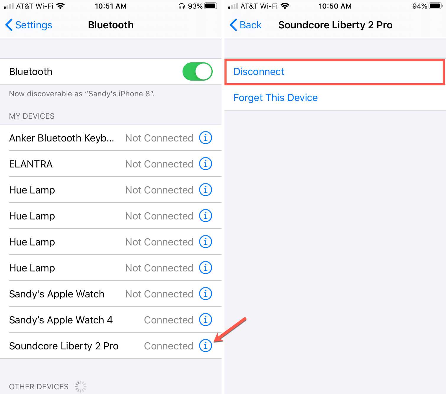 Как подключить iphone к телефону android через bluetooth?