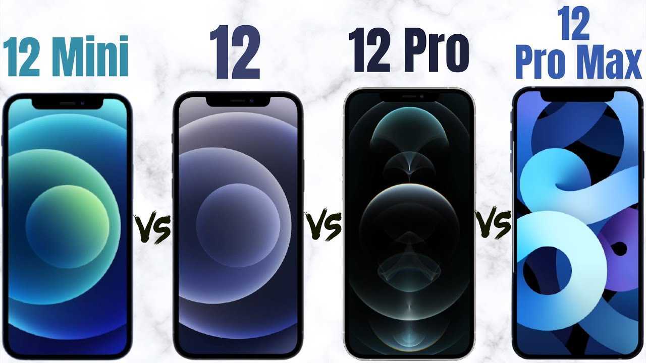 Различия между iphone 12 и iphone 12 pro - 15u