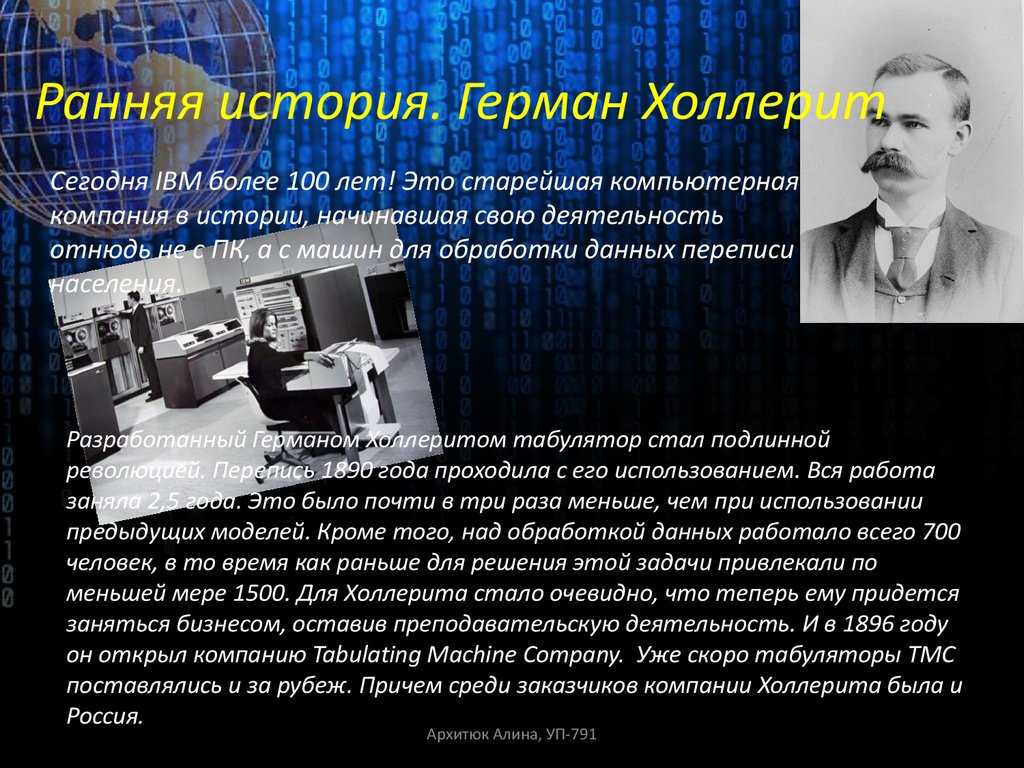 История ibm: хронология событий