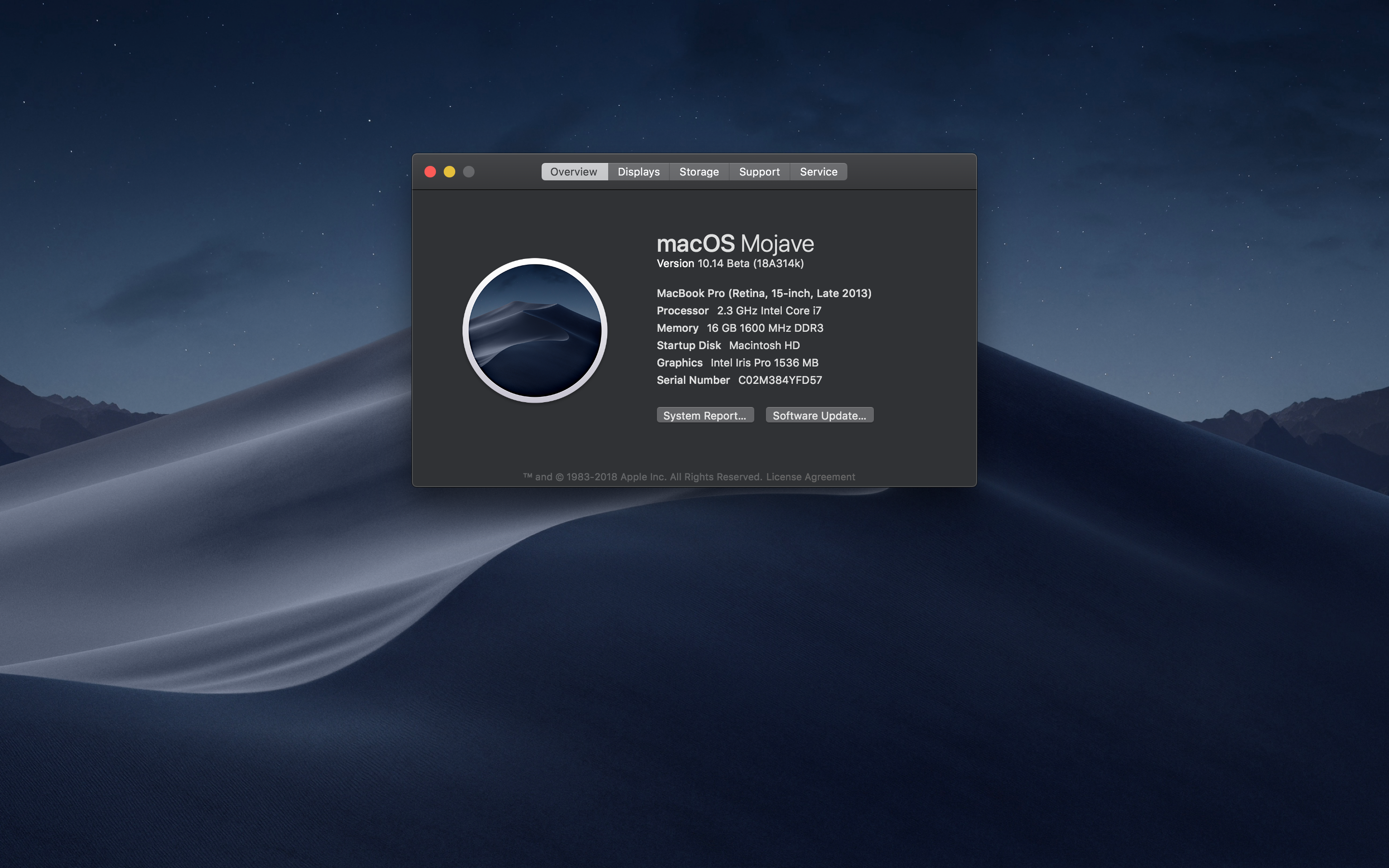 Вышла macos mojave. ставим