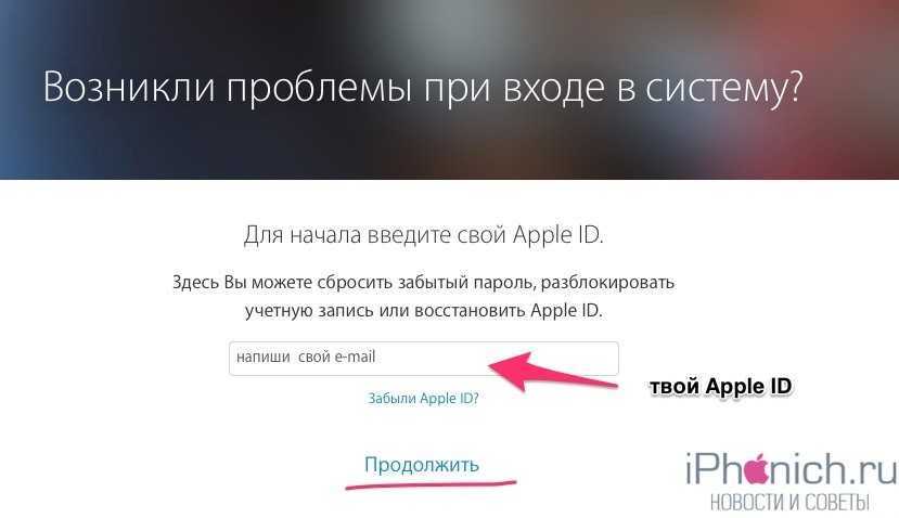 Забыл apple id и пароль, что делать, как сменить, сбросить или восстановить