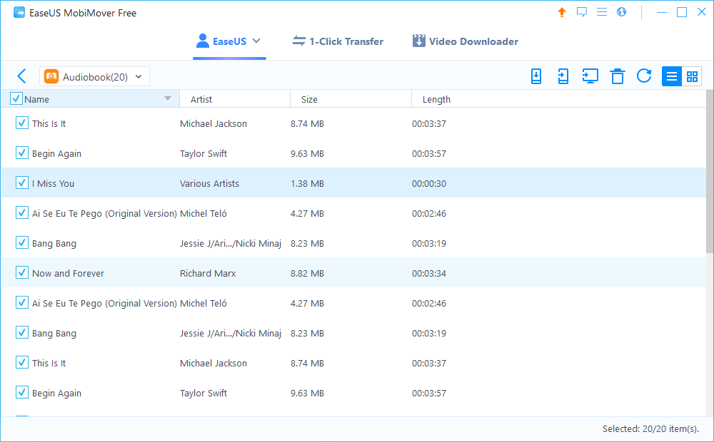 Backup files on your iphone to your computer or other devices using easeus mobimover