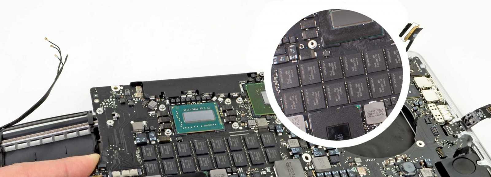 Apple macbook air добавить память