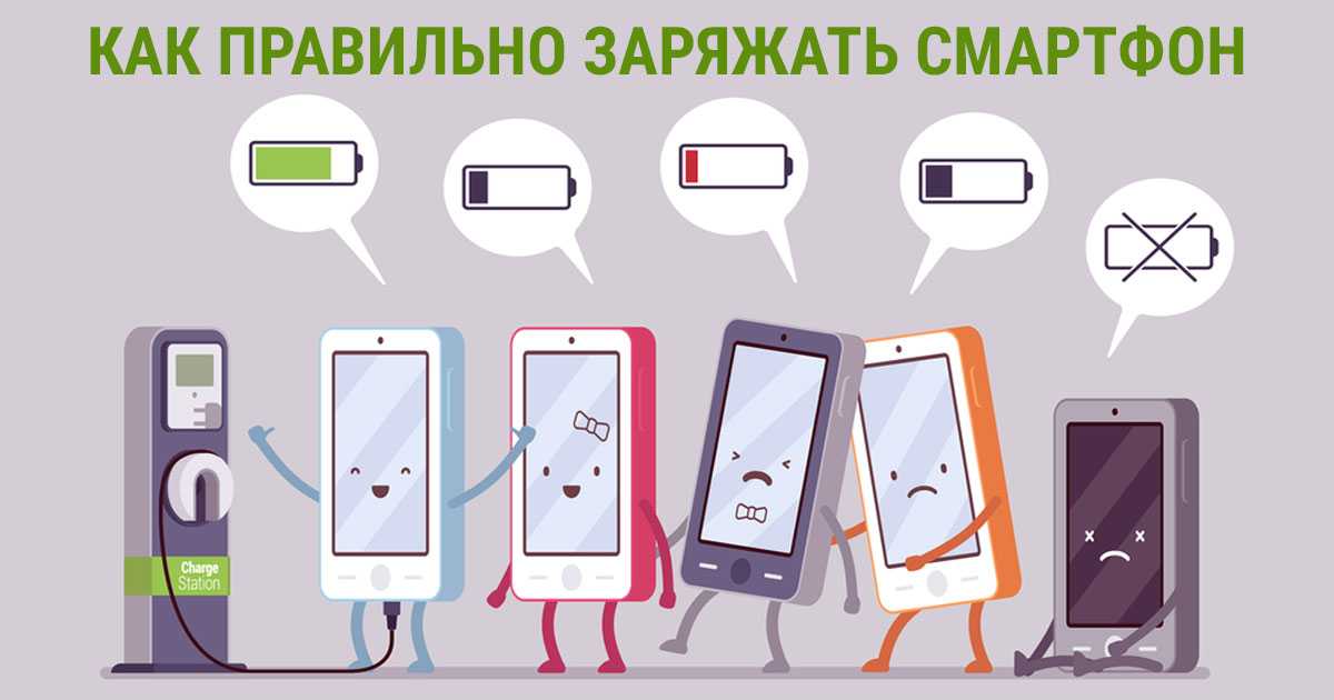 Как правильно заряжать телефон, чтобы батарея прослужила долго - gurugadgets.ru