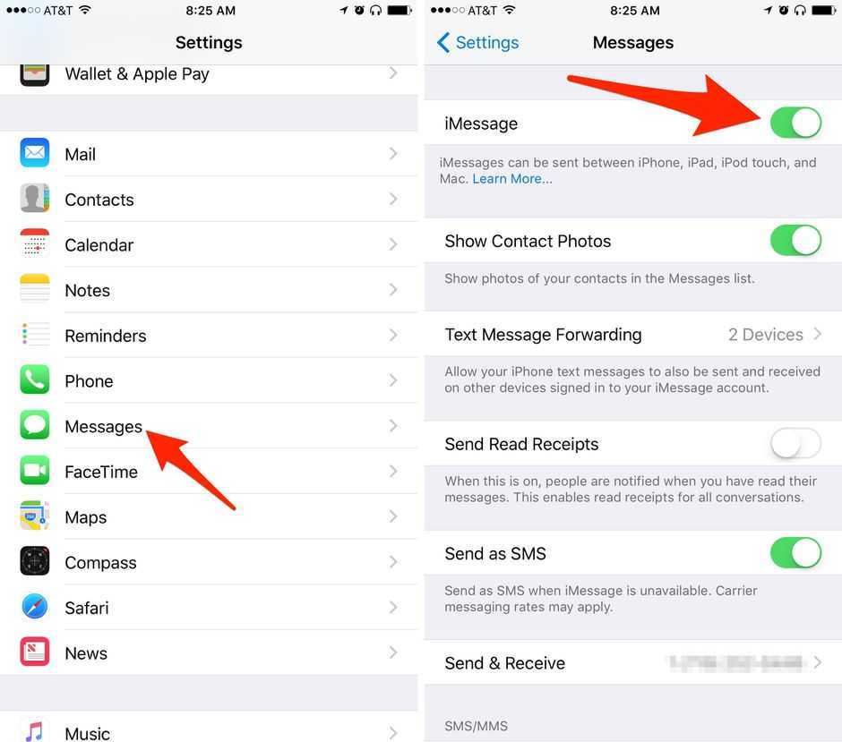 Описание функции imessage в iphone: включение и отключение, настройка сервиса
