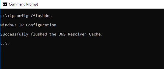 Очищаем кэш dns на компьютере windows
