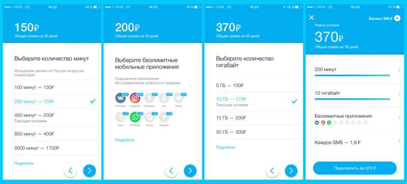 Тарифы йота для телефона, как использовать безлимитные опции