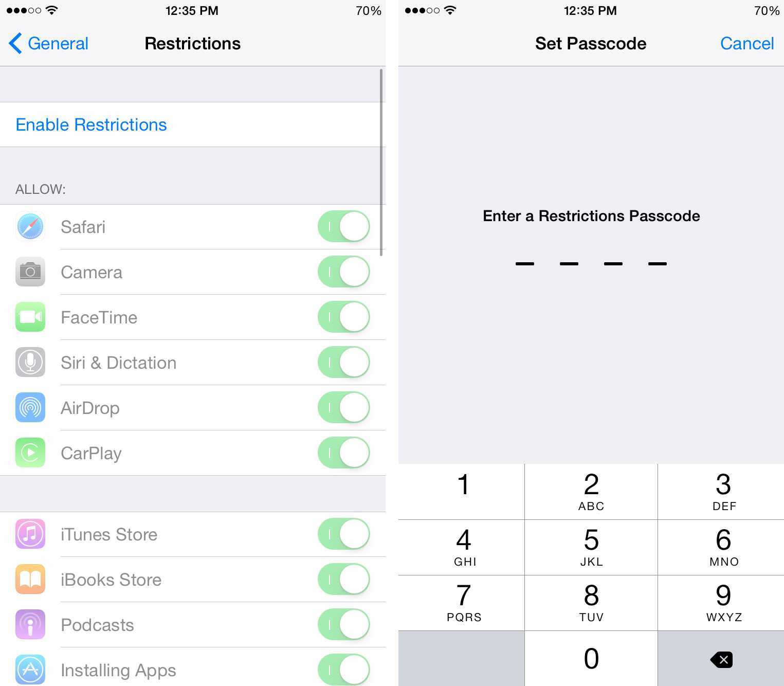 Как заблокировать safari с помощью экранного времени в ios 12