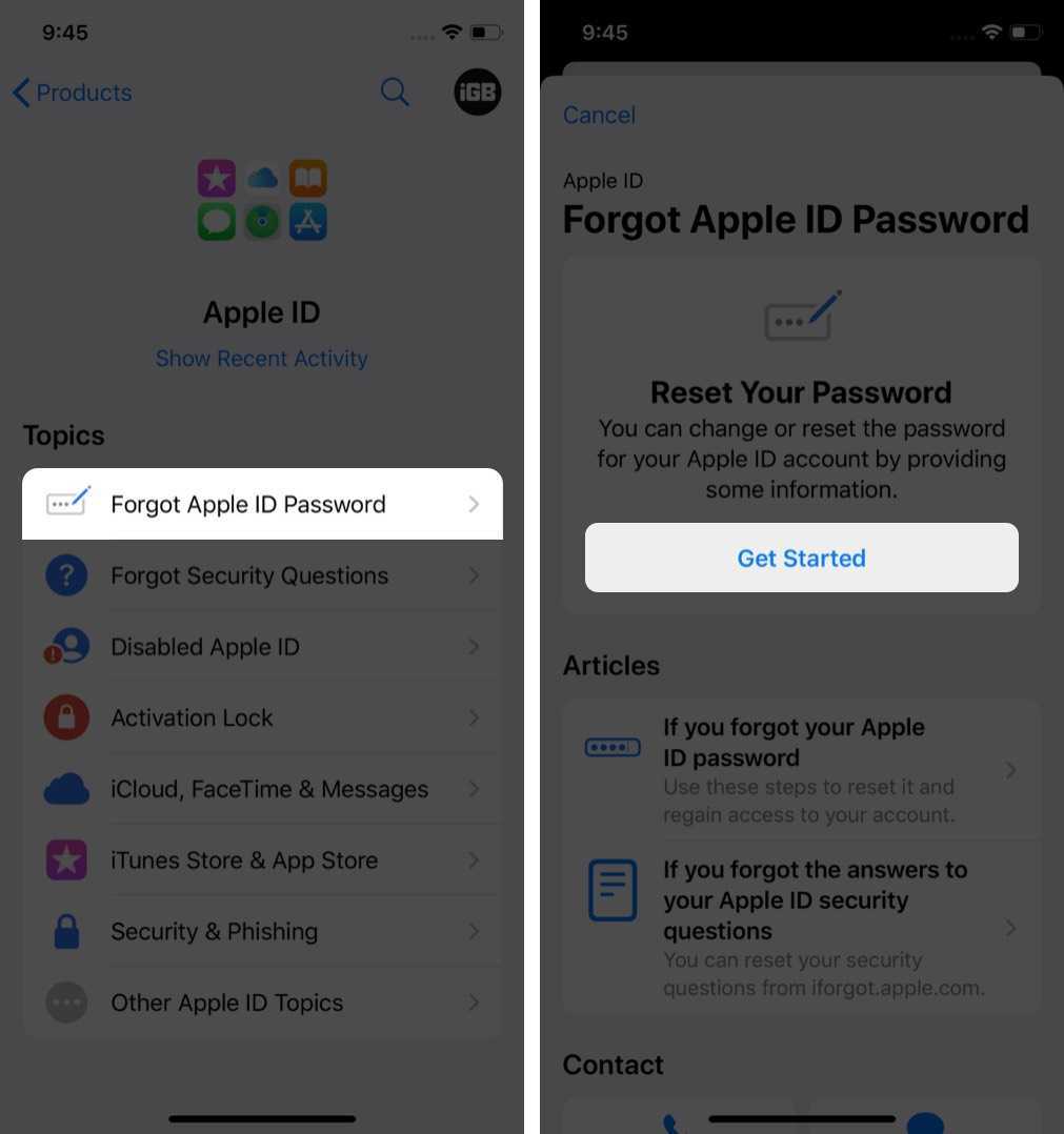 Забыли пароль apple id? 3 доступных метода восстановления пароля