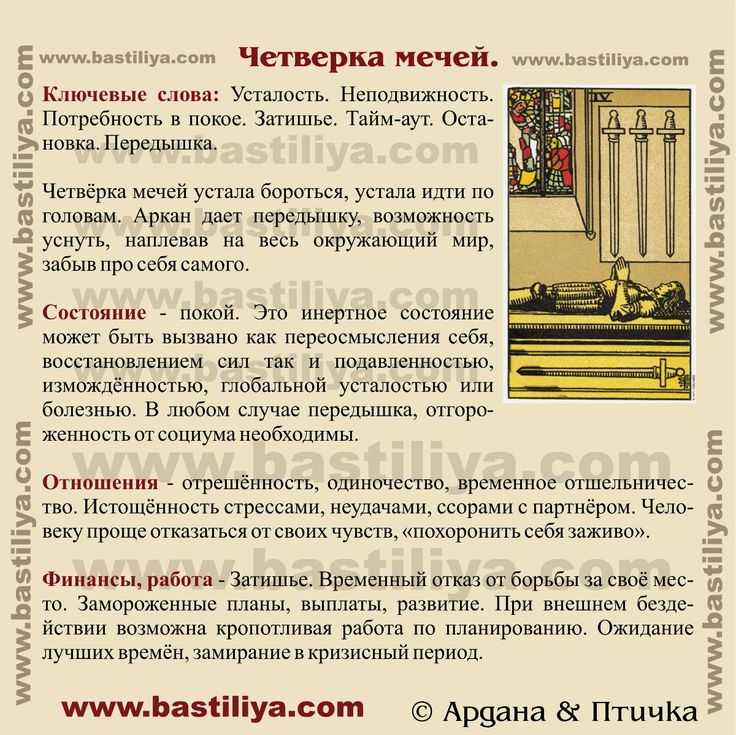 Значение и толкование карт таро