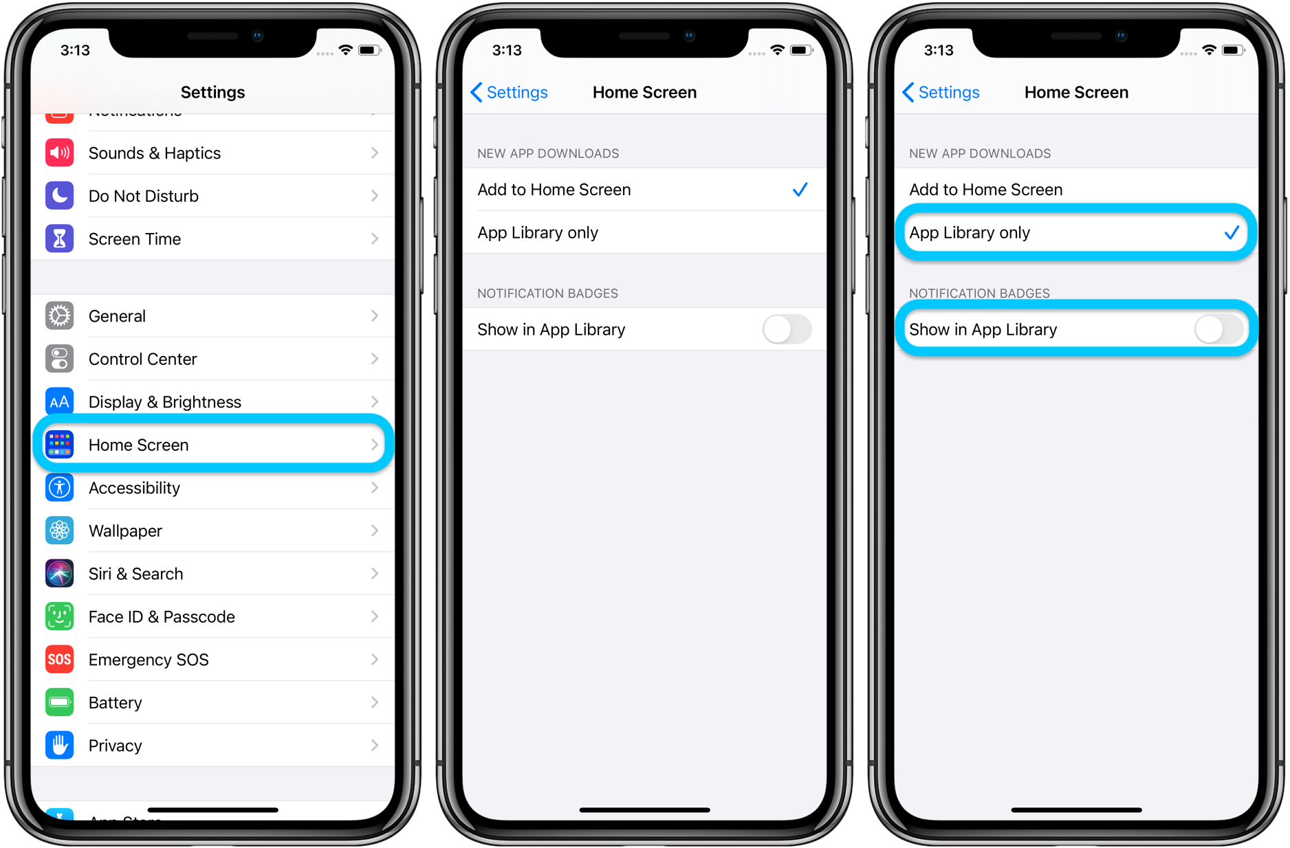 Как включить библиотеку приложений в ios 14