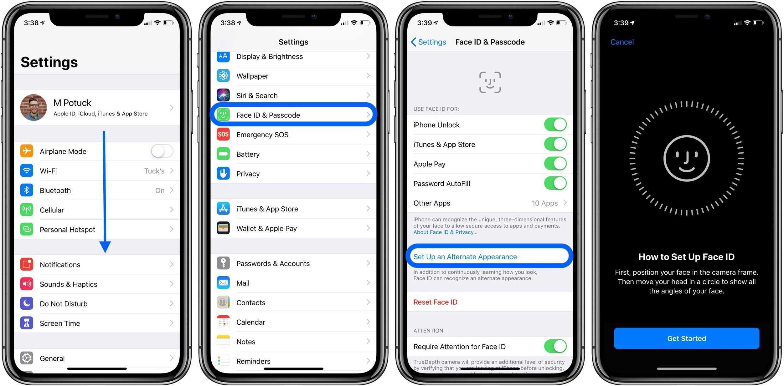 Как настроить face id на iphone 12, 11 (pro max), x, xs, xs max, xr - wapk