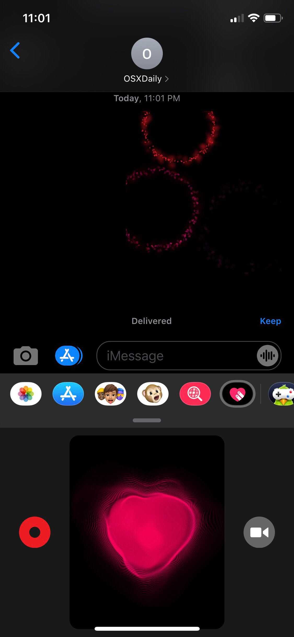 Imessage: как рисовать и отправлять анимационные сердечки, пульс, огненные шары и т.д. - яблык: технологии, природа, человек