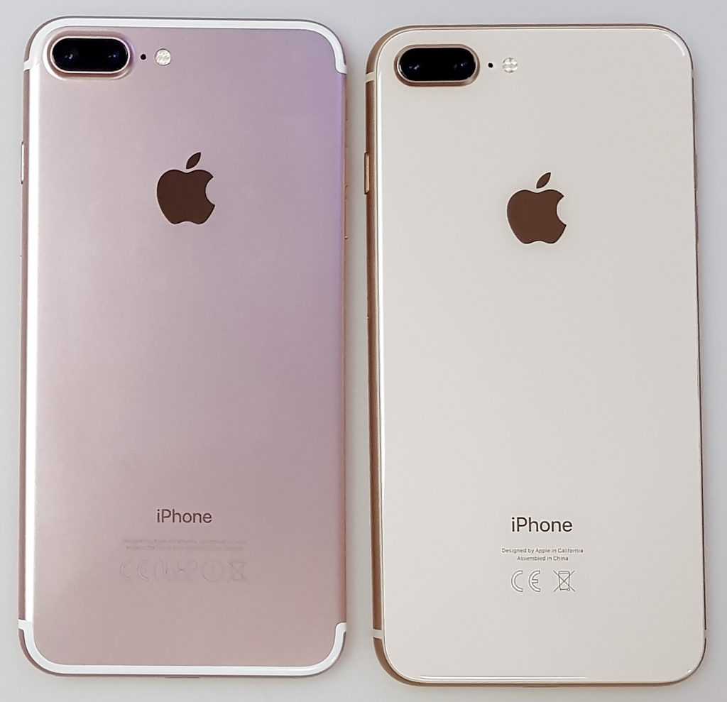 Cравнение айфон 7/7 плюс и айфон 8/8 плюс | guide-apple