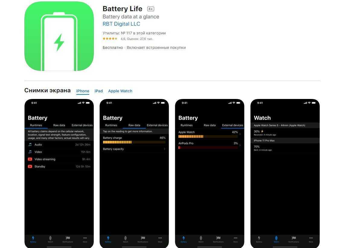 Как проверить износ батареи на iphone