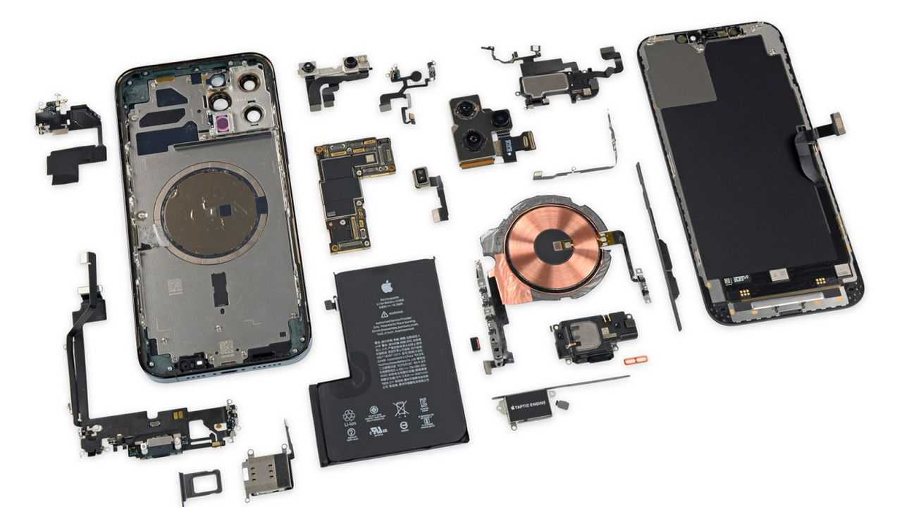 Разборка iphone 14 pro max демонстрирует улучшенные тепловые характеристики и меньшую батарею