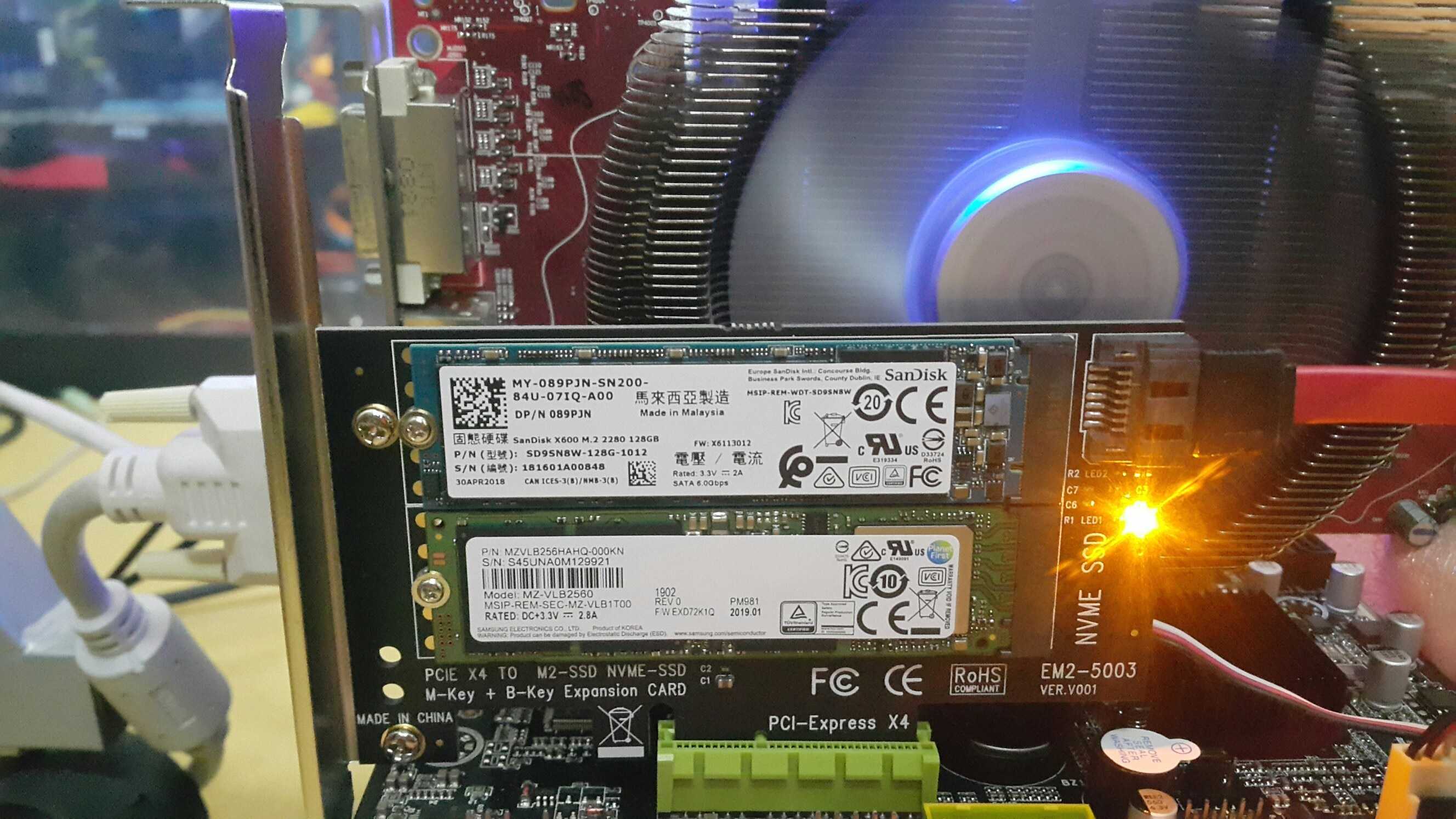 Настройка m2 ssd в биосе